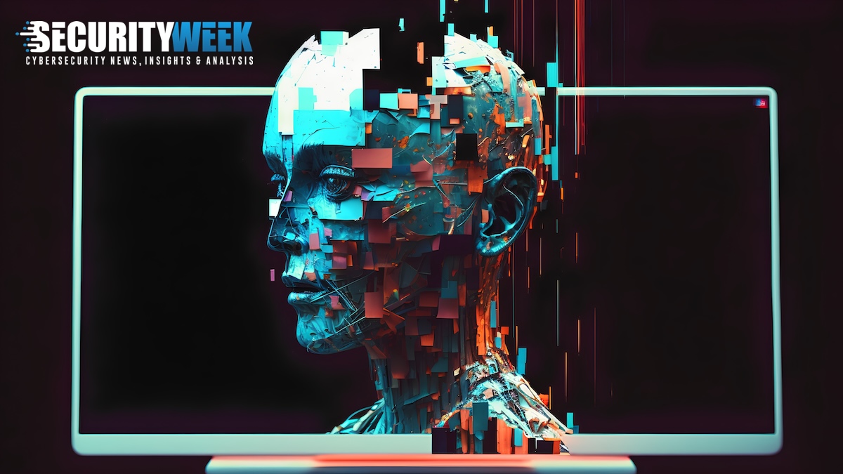 Stylized illustration of AI hacking and hallucination